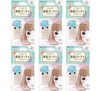 Beauty World Japanese Double Eyelid Tape - 30 Pairs Natural Beige Invisible Eye Lift Strips, Instant Eyelid Correcting Stickers for Hooded, Droopy, Uneven Eyelids (6 Pairs - 180 Pairs)