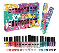 Beauty4Britain 20 Colour Nail Polish Set for Women 20 Different Rich Colours Quick Dry & Non Gel Nail Polish Deluxe Gift Box & 2 Bookmarks Included