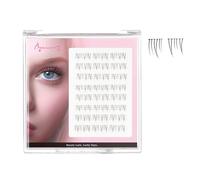 Beauty7 Eyelashes False Bottom Lashes 2 in 1 Lower Lashes Cluster Lash 56pcs Natural Under Lashes Fake Eyelashes DIY Eyelash Extensions (1 Style)