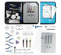BeautyBeads Jewelry Making Kit for Adults with Beading Supplies. More Than 500pcs Tools and Accessories Set. Make Custom Beading Designs. Bead Design Board. with Jewellery Making Guide