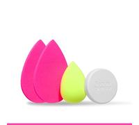 Beautyblender | Cleantemporary Trio Blend, Blot & Cleanse Set | 1 Beauty Blender Makeup Sponge + 2 Blotterazzi Compact Sponges + 1 Liquid Blendercleanser