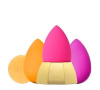 Beautyblender® | Cosmo Beauty Blender 5-Piece Essentials Set - 3 Makeup Sponges, 1 Sponge & Brush Cleanser, Nest Stand, Professional Application, Vegan & Cruelty Free, Made in the USA