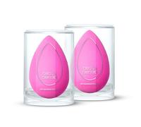 Beautyblender® | Original Pink Beauty Blender 2-Piece Bundle for Blending Foundations, Powders, and Creams, Super-Soft Foam for Streak-Free Application, Made in the USA, Reusable, Washable