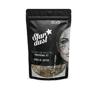 BEAUTYBLVD Stardust, Cruelty Free Face, Body and Hair Glitter, Professional Kit - Drops of Jupiter