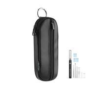 Beautyflier Ear Wax Removal Tools Storage Bag, Earwax Remover Tool Case, Compatible with BEBIRD Ear Cleaner Endoscope Earwax Remover Kit, PU Soft Leather Bag for Ear Wax Removal Tools (Bag Only)