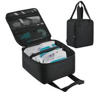 Beautyflier Nose Cleaner Storage Bag, Travel Case for Navage Nasal Irrigation System, Countertop Caddy Portable Neti Pot Carrying Bag, Protective Nose Cleaner Bag with Hanging Strap (Bag Only)