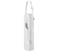 Beautyflier Portable Steamer Bag for NORI Press Travel Steam Iron, Travel Carrying Bag for Handheld Iron, Handheld Steamer Case Organizer with Hanging Buckle Strap, Fits Travel, Bag Only (White)