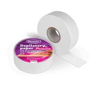 Beautyfor Premium Perforated Waxing Paper Strips Roll - 100m Length, 500 Pre-Cut Strips for Hair Removal for Salon or Home Use