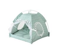 beautyhe Pet Tent Cat Tent Outdoor Cat House Indoor Dog House Cat Tents For Indoor Cats Dog Sun Shade Dog Bed With Sun Shade Dog Shade Outdoor Dog Tent Bed m,light green