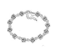 beautyhe Silver Bangles For Women Bracelets For Girls Thank You Gifts For Women Friendship Bracelets For Women Love Bracelet Small Gifts For Women white