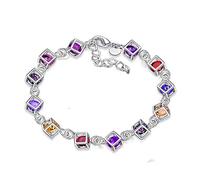 beautyhe Silver Bangles For Women Bracelets For Girls Thank You Gifts For Women Friendship Bracelets For Women Love Bracelet Small Gifts For Women multicolor