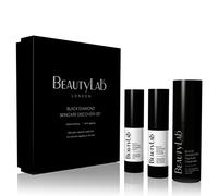 BeautyLab | Black Diamond Discovery Set | Contains Peptide Cleanser 50ml, Energizing Serum 15ml & Moisture Complex 15ml