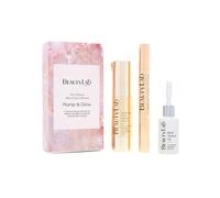 BEAUTYLAB Plump & Glow Skin & Lip Gift Set, Ultimate Skincare Collection, Hyaluronic Acid Intense Serum, Tripeptide Collagen Lip Plump, & Multi-Vitamin Oil, Luxurious Gift Set for Women