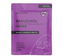 BEAUTYPRO BAKUCHIOL Natural Retinol Face Mask Hydrating Bamboo Facial Sheet Nourishing Korean Skincare Vegan Ingredients 100% Biodegradable Multi Award Winning Brand