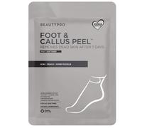 BEAUTYPRO FOOT & CALLUS PEEL Exfoliating Socks Foot Peel Mask Dead Dry Skin & Cracked Heels Vegan Korean Botanical Formula with Salicylic & Glycolic Acid Multi Award Winning Brand for Baby Soft Feet