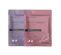 BEAUTYPRO HAND & FOOT THERAPY DUO Hand Mask & Foot Mask Multipack 2-in-1 Dry Cracked Anti-Ageing Treatment Moisturising Socks & Gloves with Removeable Tips Vegan Multi Award Winning Brand