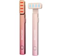 BEAUTYPRO LED Facial Wand Red & Blue Light Therapy Face & Neck Massager Microcurrent & Heat for Anti-Ageing Wrinkles Firming & Skin Renewal