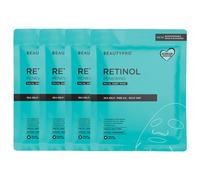 Beautypro Retinol Renewing Sheet Mask - Pack Of 4 In Bright Blue Bright Blue One Size