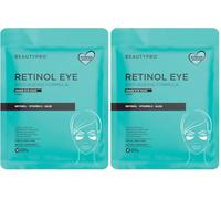 BEAUTYPRO Retinol Under Eye Gel Patches with Retinol Cream Natural Under Eye Masks Collagen Treatment for Puffy Eyes Dark Circles & Wrinkles Vegan Multi Award Winning Brand 3 Pairs (Pack of 2)