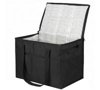 Beautyshow Cooler Bag, 30L Large Insulated Cool Bag, Heavy Duty Grocery Shopping Bags with Reinforced Bottom, Thick Lined, Foldable Thermal Food Delivery Bags for Picnic, Beach, BBQ, Camping, Travel