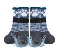 BEAUTYZOO Anti Slip Dog Socks Boots, Dog Shoes for Hot/Cold Winter Pavement, Waterproof Grip Dogs Booties Paw Protector for Hardwood Floor, Prevent Licking for Small Medium Large Dogs Puppy Senior Old