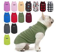 BEAUTYZOO Dog Fleece Vest Sweater Winter Jacket for Small and Medium Dogs with D-Ring Leash Cold Weather Coat Hoodie for XS S M Dogs Boy or Girls