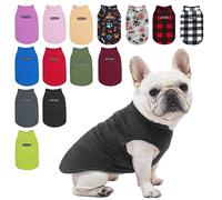 BEAUTYZOO Dog Fleece Vest Sweater Winter Jacket for Small and Medium Dogs with D-Ring Leash Cold Weather Coat Hoodie for XS S M Dogs Boy or Girls