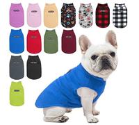 BEAUTYZOO Dog Fleece Vest Sweater Winter Jacket for Small and Medium Dogs with D-Ring Leash Cold Weather Coat Hoodie for XS S M Dogs Boy or Girls