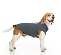 BEAUTYZOO Dog Fleece Vest Sweater Winter Jacket for Small and Medium Large Dogs with D-Ring Leash Cold Weather Coat Hoodie for XS S M Dogs Boy or Girls, Grey XL