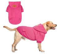 BEAUTYZOO Dog Hoodies Sweater for Medium Dogs, Waffle-Like Laminated Coat