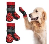 BEAUTYZOO Dog Socks to Prevent Licking Paws, Dog Shoes for Hot Pavement Small Medium Large Senior Dogs Booties, Non Slip Dogs Boots & Paw Protectors for Hardwood Floors Traction Control Indoor