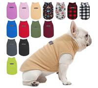 BEAUTYZOO Fleece Winter Vest for Small and Medium Dogs with D-Ring and Leash for Cold Weather, Hooded Dog Coat for Size XS, S, M, Boy or Girl