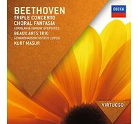 Beaux Arts Trio Gewandhausorchester Kurt Masur - Beethoven: Triple Concerto; Choral Fantasia; Coriolan & Egmont Overtures