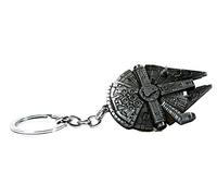 BEAUX BIJOUX Accessories - Palladium Millennium Falcon Key Chain - Starship Key Ring - Merchandise