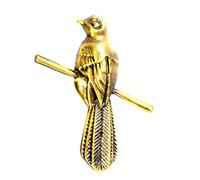 Beaux Bijoux Game of Thrones Petyr Baelish Littlefinger Mockingbird Bronze Tone Lapel Pin Brooch