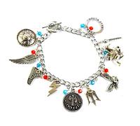 Beaux Bijoux Percy Jackson Inspired Charm Bracelet - Camp Half Blood Sea of Monsters Poseidon Bracelet