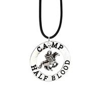 Beaux Bijoux The Last Olympian Camp Half-Blood Percy Jackson Pegasus Zeus Half Blood Necklace - Percy Jackson Pendant Cosplay