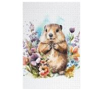 Beaver 1000 Piece Kids Wooden Jigsaw Puzzle | | Sustainable Puzzle for Adults | Premium 100% Recycled Board | (78×53cm)