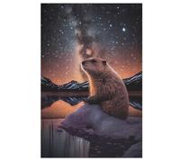 Beaver 1000 Piece Wooden Jigsaw Puzzles for Adults & Kids - Puzzle for Teens (78×53cm)