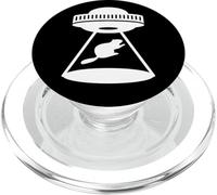 Beaver Abduction Alien Spaceship Space - Zoo Zoologist PopSockets PopGrip for MagSafe
