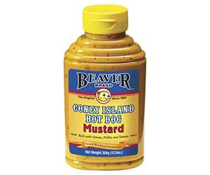 Beaver American Coney Island Hot Dog Mustard 354 g (Pack of 2)
