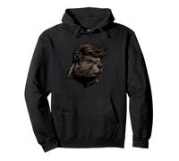 Beaver Bad Hair Toupee Funny Pullover Hoodie