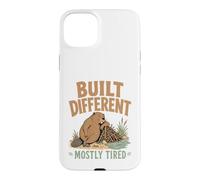 Beaver Built Different Mostly Tired Funny Wildlife Humor Case for iPhone 15 Plus
