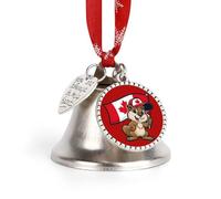 Beaver Canadian Flag Christmas Bells Hanging Decor Love Bell