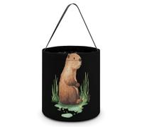 Beaver Grass Ponds Foldable Halloween Trick Or Treat Bags Tote Goodie Candy Bucket Gift Party Favor Supplies