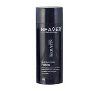 Beaver Hair Building Fibers - Instantly Conceal Thinning Hair & Bald Spots - Natural Keratin Hair Thickening Powder for Men & Women - Wind, Water & Sweat Resistant (White, 28g)