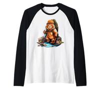 Beaver Hiking/Mountaineering Beaver Raglan Baseball Tee