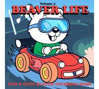 Beaver Life: Fun Beaver Activities Simple Line Coloring Book - Volume 2