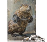 Beaver Lighting Weights Puzzle Jigsaw Creative Puzzles For Grown Ups 1000 Piece Jigsaw Puzzles For Adults And Teenagers Jigsaw Puzzle Educational Toys Gift 1000pcs (75x50cm)