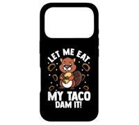 Beaver Lover Design For Rodents Fans - Let Me Eat My Taco Case for iPhone 17 Pro